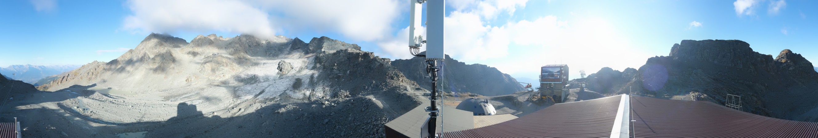 Nendaz - NVRM Col des Gentianes snow cam captured at 15 September 2026 at 6:17 pm GMT+2
