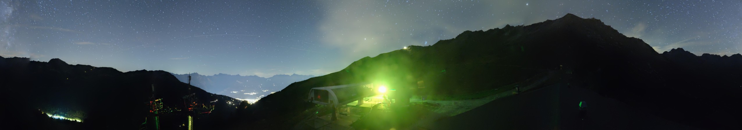 Nendaz - NVRM Combatseline snow cam captured at 12 September 2026 at 11:47 pm GMT+2