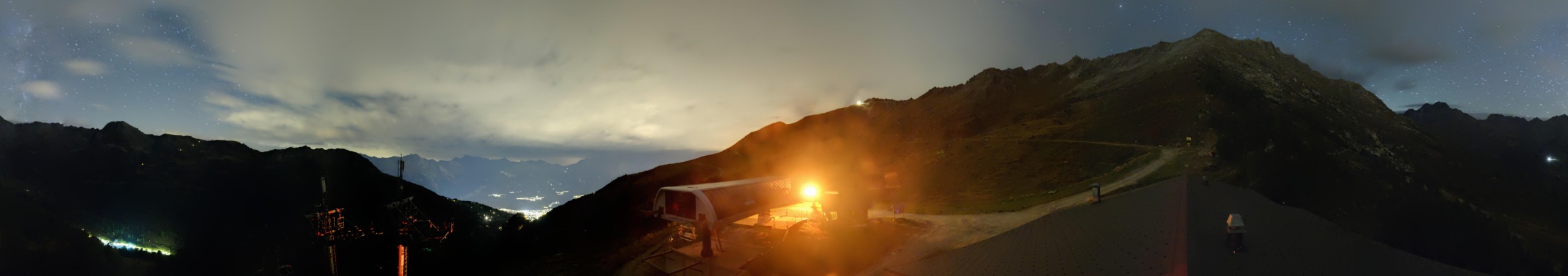Nendaz - NVRM Combatseline snow cam captured at 13 September 2026 at 11:50 pm GMT+2