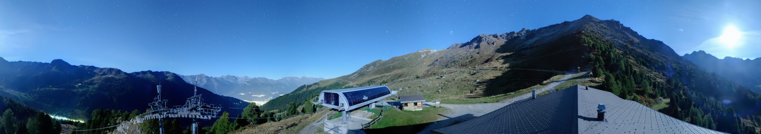 Nendaz - NVRM Combatseline snow cam captured at 21 September 2026 at 11:49 pm GMT+2