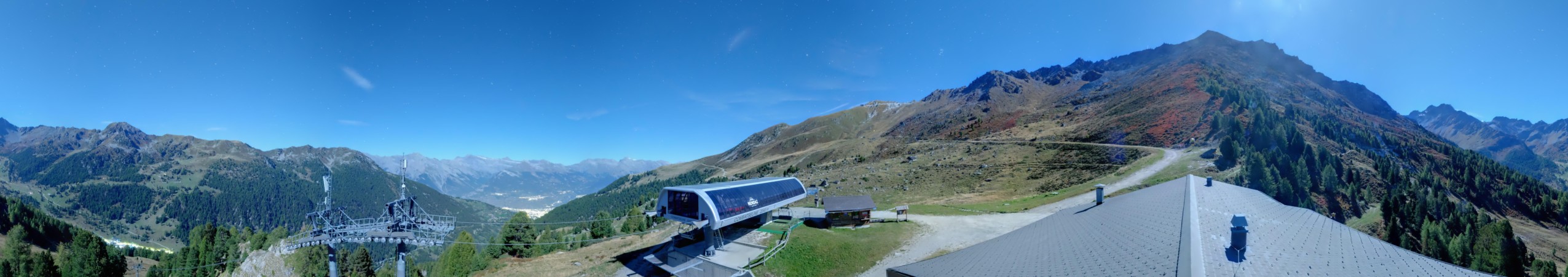 Nendaz - NVRM Combatseline snow cam captured at 25 September 2026 at 11:55 pm GMT+2