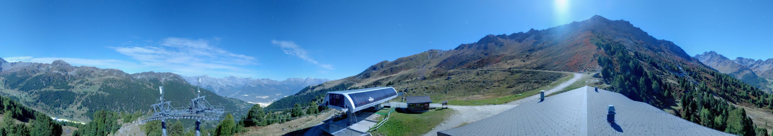 Nendaz - NVRM Combatseline snow cam captured at 27 September 2026 at 11:53 pm GMT+2