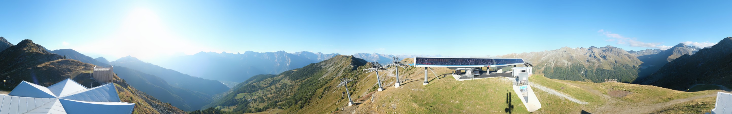 Nendaz - NVRM Plan du Fou snow cam captured at 15 September 2026 at 6:17 pm GMT+2