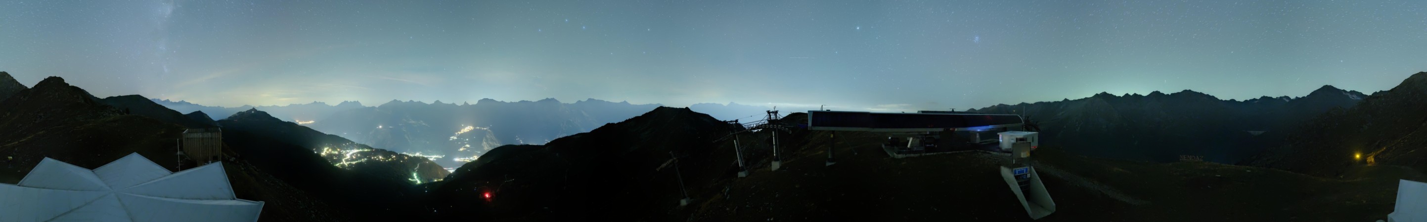 Nendaz - NVRM Plan du Fou snow cam captured at 18 September 2026 at 11:52 pm GMT+2