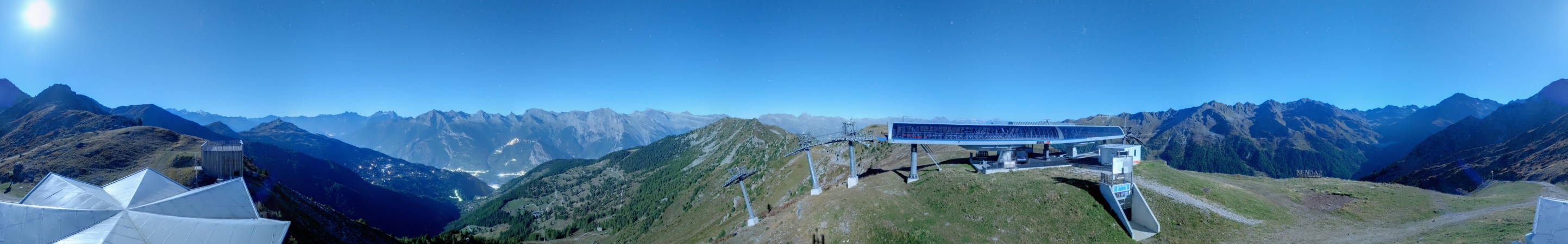 Nendaz - NVRM Plan du Fou snow cam captured at 22 September 2026 at 11:51 pm GMT+2