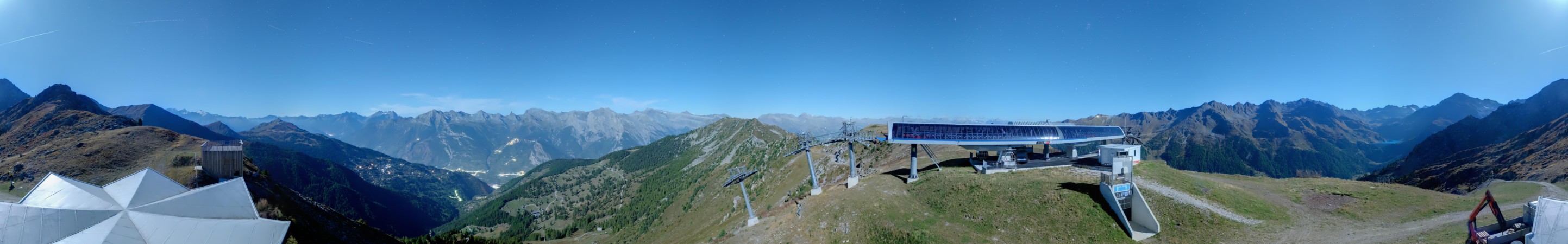 Nendaz - NVRM Plan du Fou snow cam captured at 23 September 2026 at 11:52 pm GMT+2