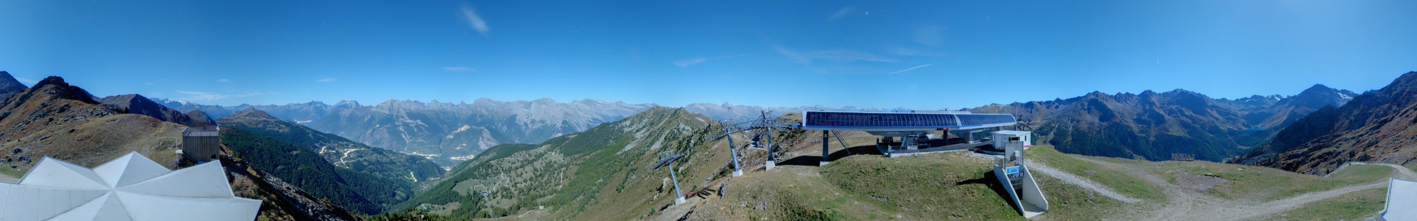 Nendaz - NVRM Plan du Fou snow cam captured at 25 September 2026 at 11:55 pm GMT+2