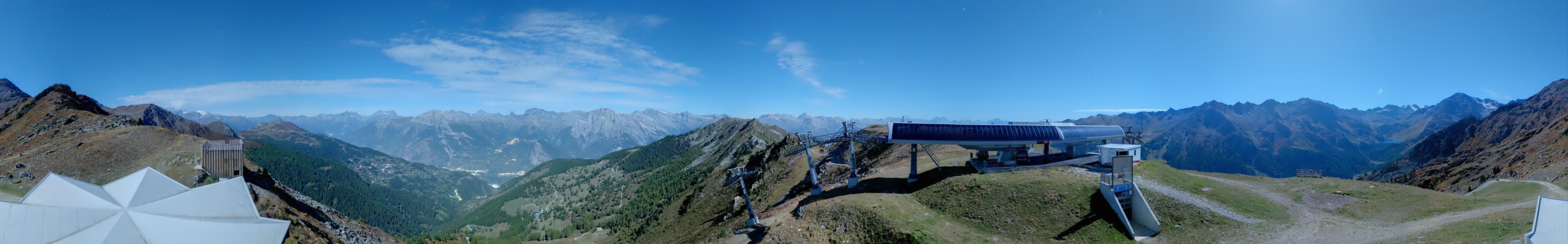 Nendaz - NVRM Plan du Fou snow cam captured at 27 September 2026 at 11:53 pm GMT+2
