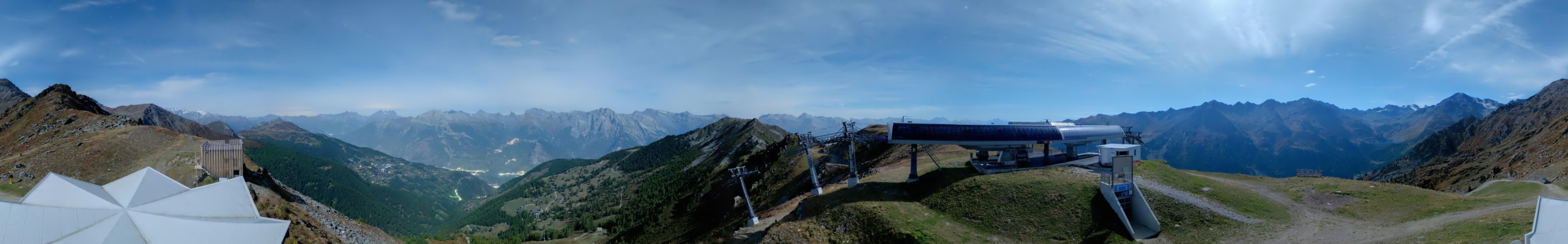 Nendaz - NVRM Plan du Fou snow cam captured at 28 September 2026 at 11:47 pm GMT+2