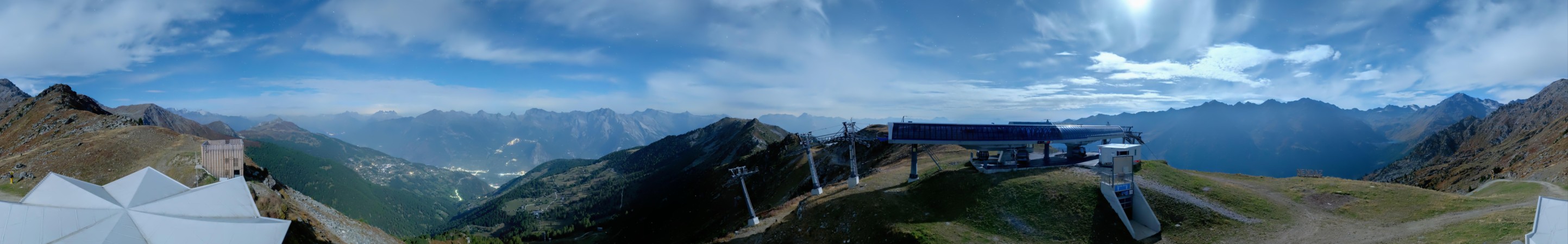 Nendaz - NVRM Plan du Fou snow cam captured at 29 September 2026 at 11:37 pm GMT+2