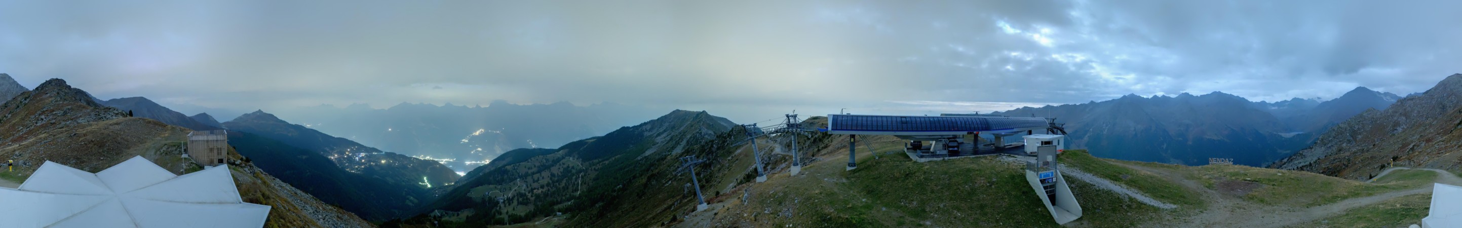 Nendaz - NVRM Plan du Fou snow cam captured at 30 September 2026 at 11:34 pm GMT+2