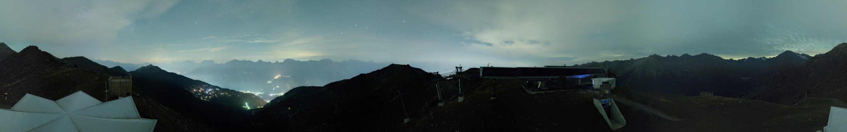 Nendaz - NVRM Plan du Fou snow cam captured at 4 October 2026 at 11:54 pm GMT+2