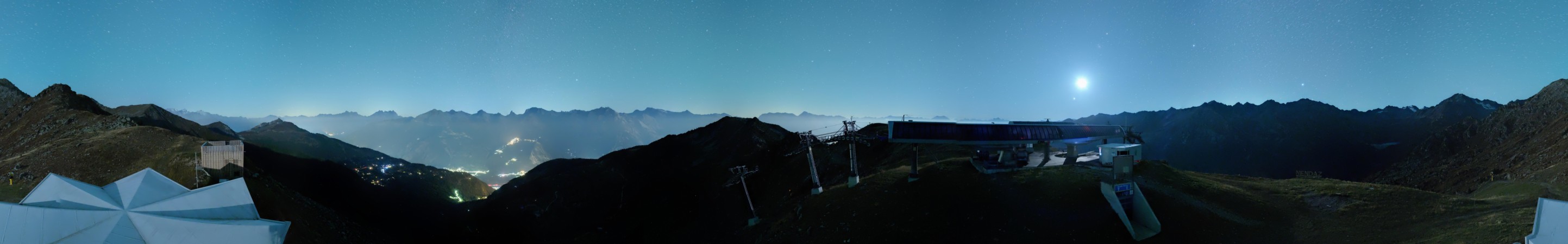 Nendaz - NVRM Plan du Fou snow cam captured at 6 October 2026 at 3:51 am GMT+2