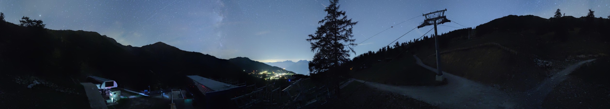 Nendaz - NVRM Prarion-Balavaud snow cam captured at 12 September 2026 at 11:47 pm GMT+2