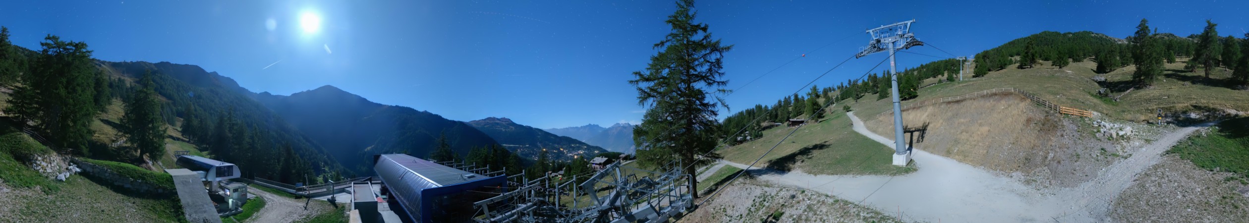 Nendaz - NVRM Prarion-Balavaud snow cam captured at 23 September 2026 at 11:52 pm GMT+2