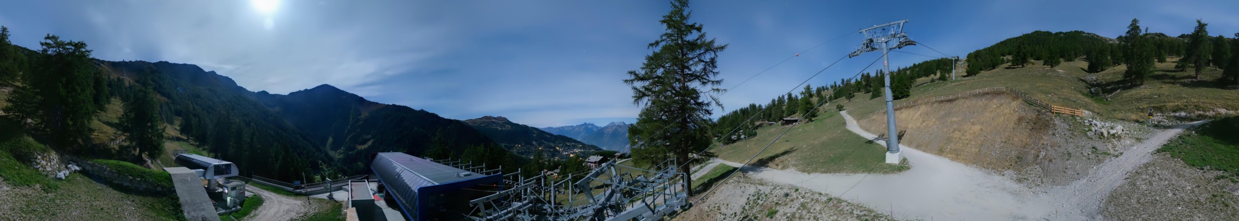 Nendaz - NVRM Prarion-Balavaud snow cam captured at 24 September 2026 at 11:53 pm GMT+2
