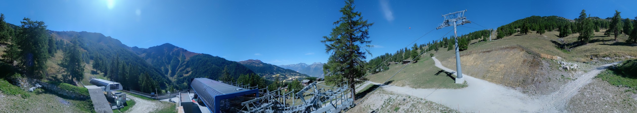 Nendaz - NVRM Prarion-Balavaud snow cam captured at 25 September 2026 at 11:55 pm GMT+2