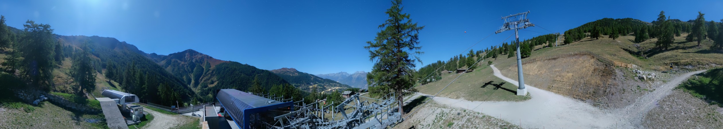 Nendaz - NVRM Prarion-Balavaud snow cam captured at 26 September 2026 at 11:55 pm GMT+2