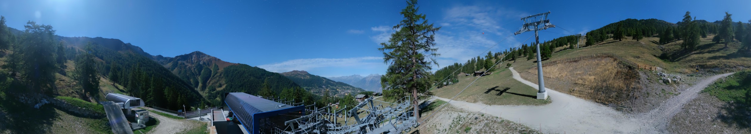 Nendaz - NVRM Prarion-Balavaud snow cam captured at 27 September 2026 at 11:53 pm GMT+2