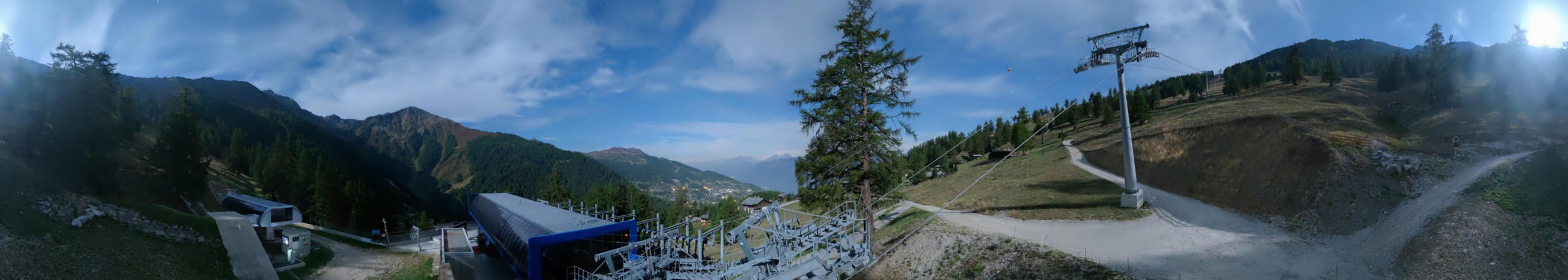 Nendaz - NVRM Prarion-Balavaud snow cam captured at 29 September 2026 at 11:37 pm GMT+2