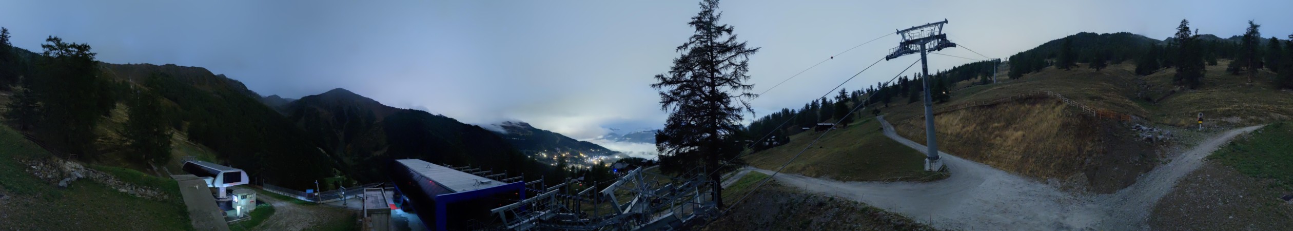 Nendaz - NVRM Prarion-Balavaud snow cam captured at 1 October 2026 at 11:38 pm GMT+2