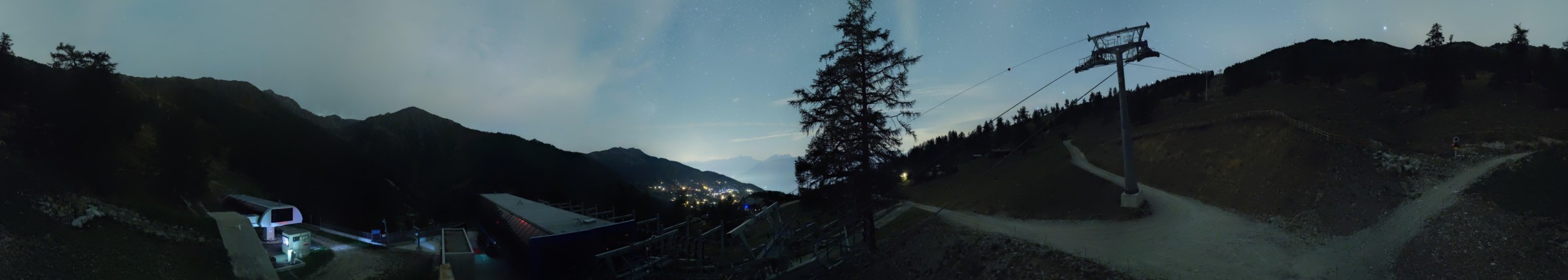 Nendaz - NVRM Prarion-Balavaud snow cam captured at 4 October 2026 at 11:54 pm GMT+2