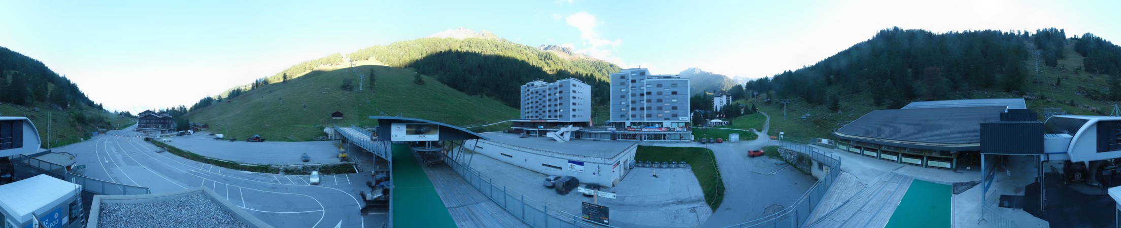Nendaz - NVRM Siviez snow cam captured at 15 September 2026 at 6:17 pm GMT+2