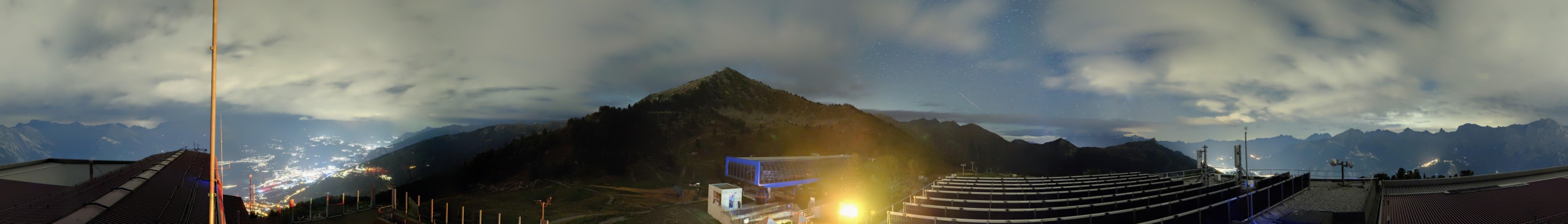 Nendaz - NVRM Tracouet Arrivée snow cam captured at 13 September 2026 at 11:50 pm GMT+2