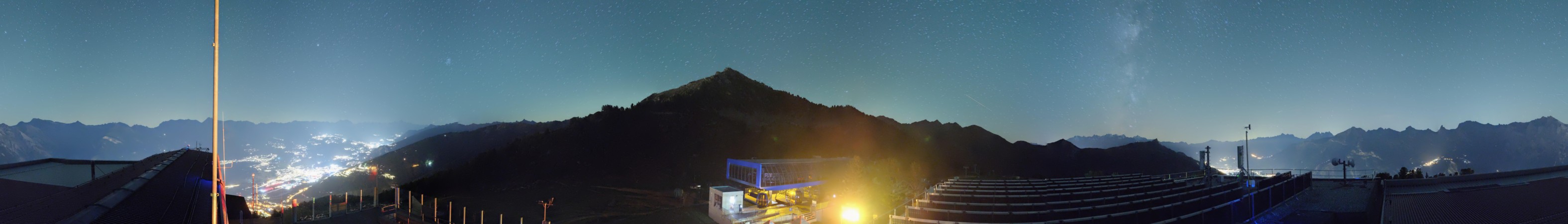 Nendaz - NVRM Tracouet Arrivée snow cam captured at 14 September 2026 at 11:46 pm GMT+2