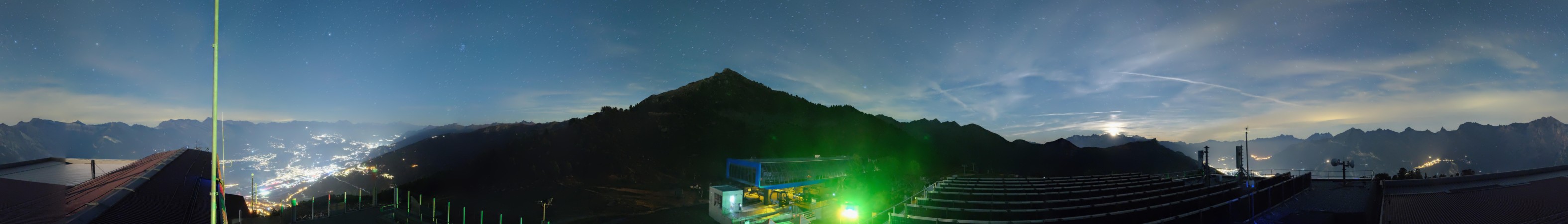 Nendaz - NVRM Tracouet Arrivée snow cam captured at 19 September 2026 at 11:47 pm GMT+2