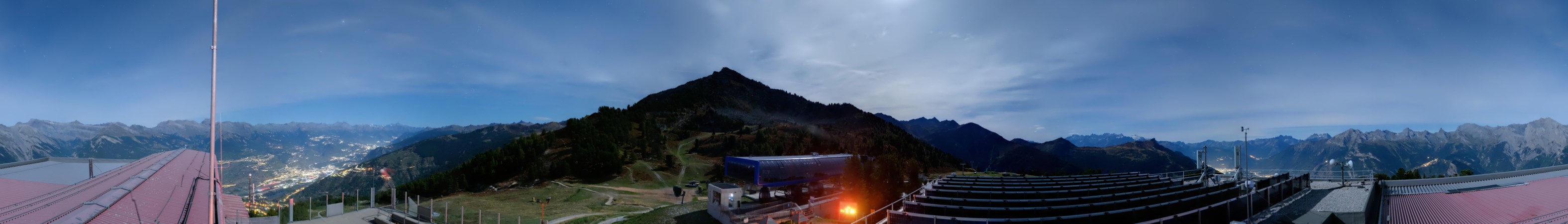 Nendaz - NVRM Tracouet Arrivée snow cam captured at 24 September 2026 at 11:53 pm GMT+2