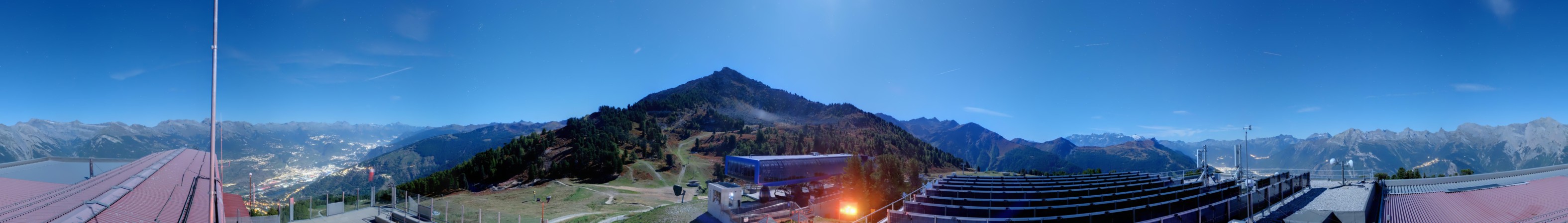 Nendaz - NVRM Tracouet Arrivée snow cam captured at 25 September 2026 at 11:55 pm GMT+2