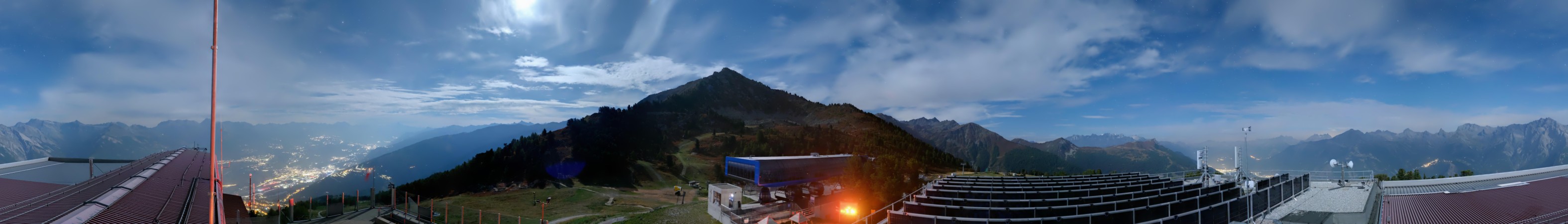 Nendaz - NVRM Tracouet Arrivée snow cam captured at 29 September 2026 at 11:37 pm GMT+2