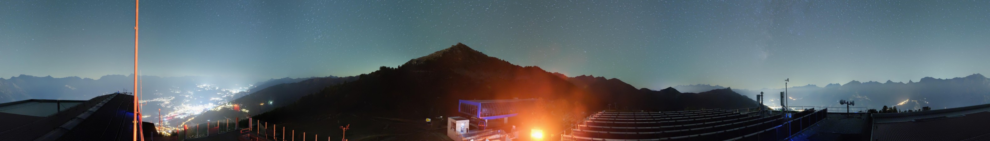 Nendaz - NVRM Tracouet Arrivée snow cam captured at 5 October 2026 at 11:57 pm GMT+2