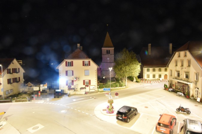 Pays de Neuchâtel La Brévine snow cam captured at 12 September 2026 at 11:47 pm GMT+2