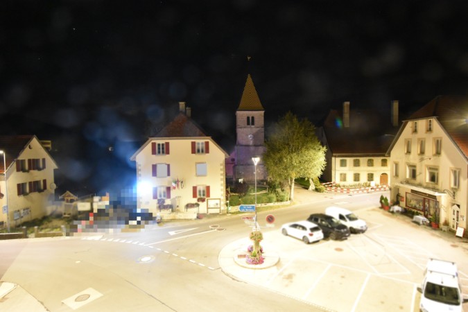 Pays de Neuchâtel La Brévine snow cam captured at 16 September 2026 at 11:50 pm GMT+2