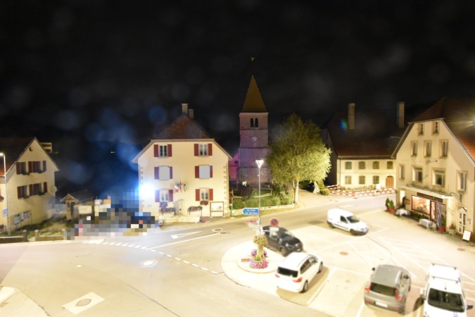 Pays de Neuchâtel La Brévine snow cam captured at 17 September 2026 at 11:52 pm GMT+2