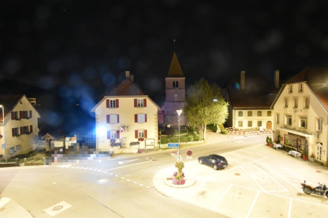 Pays de Neuchâtel La Brévine snow cam captured at 19 September 2026 at 11:59 pm GMT+2