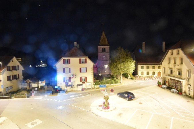 Pays de Neuchâtel La Brévine snow cam captured at 20 September 2026 at 11:59 pm GMT+2