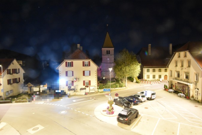 Pays de Neuchâtel La Brévine snow cam captured at 21 September 2026 at 11:49 pm GMT+2