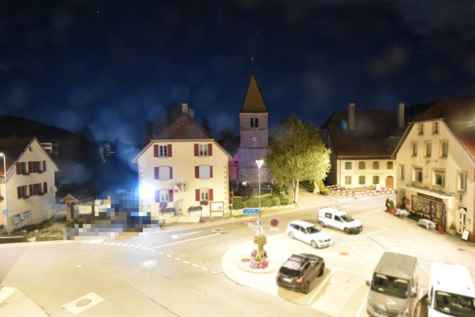 Pays de Neuchâtel La Brévine snow cam captured at 23 September 2026 at 11:52 pm GMT+2