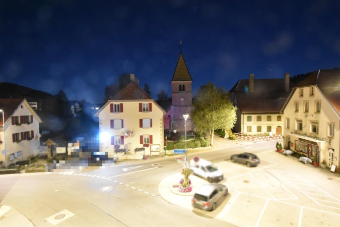 Pays de Neuchâtel La Brévine snow cam captured at 25 September 2026 at 11:55 pm GMT+2