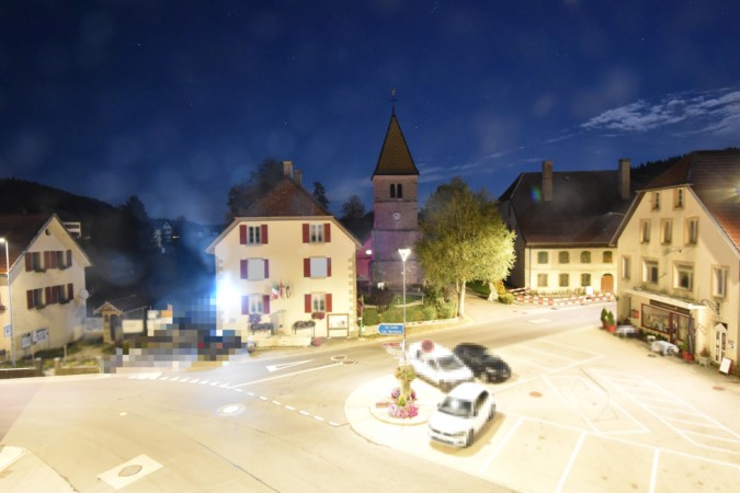 Pays de Neuchâtel La Brévine snow cam captured at 27 September 2026 at 11:53 pm GMT+2