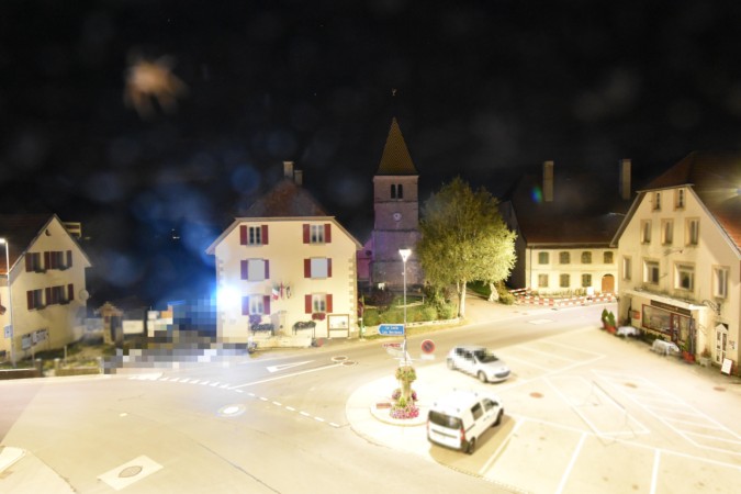 Pays de Neuchâtel La Brévine snow cam captured at 3 October 2026 at 11:57 pm GMT+2
