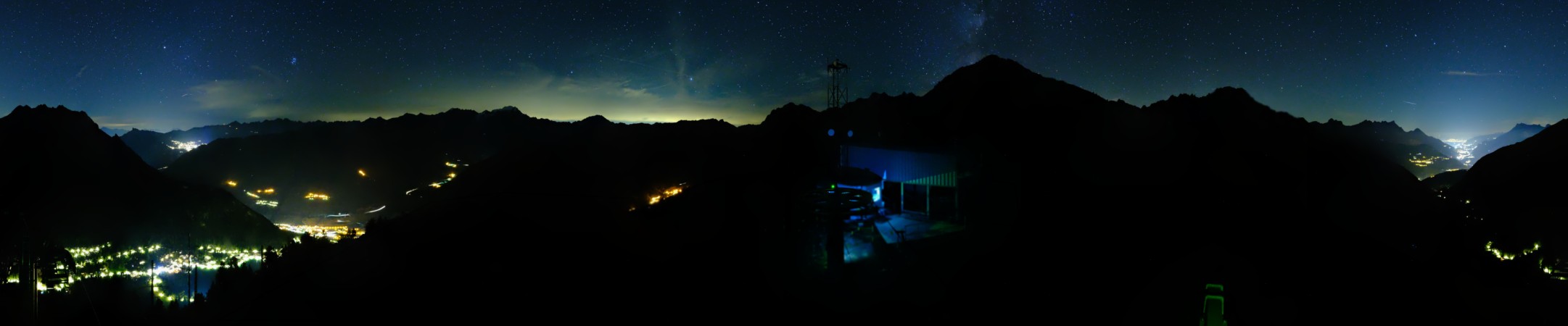 Pays du Saint Bernard Champex - La Breya snow cam captured at 12 September 2026 at 11:58 pm GMT+2