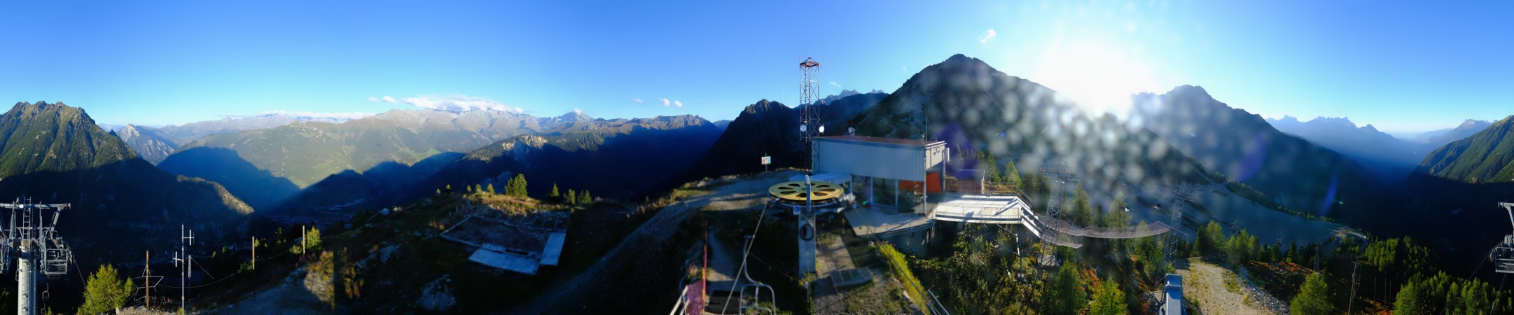 Pays du Saint Bernard Champex - La Breya snow cam captured at 15 September 2026 at 6:51 pm GMT+2
