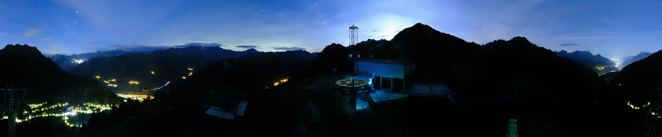 Pays du Saint Bernard Champex - La Breya snow cam captured at 20 September 2026 at 11:59 pm GMT+2