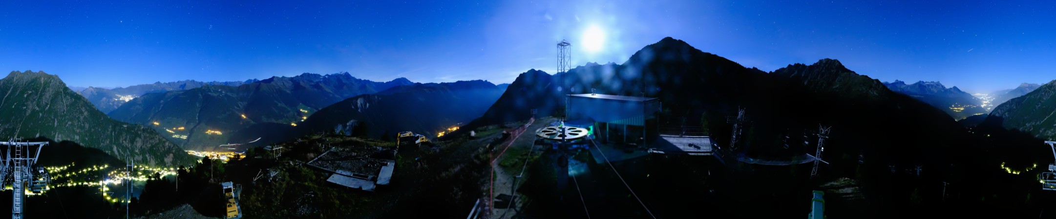 Pays du Saint Bernard Champex - La Breya snow cam captured at 21 September 2026 at 11:49 pm GMT+2