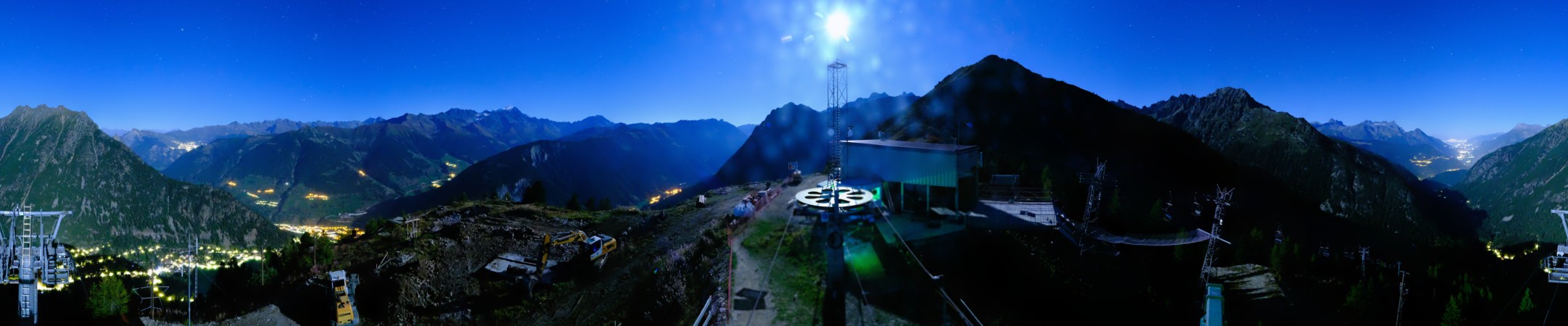 Pays du Saint Bernard Champex - La Breya snow cam captured at 22 September 2026 at 11:51 pm GMT+2
