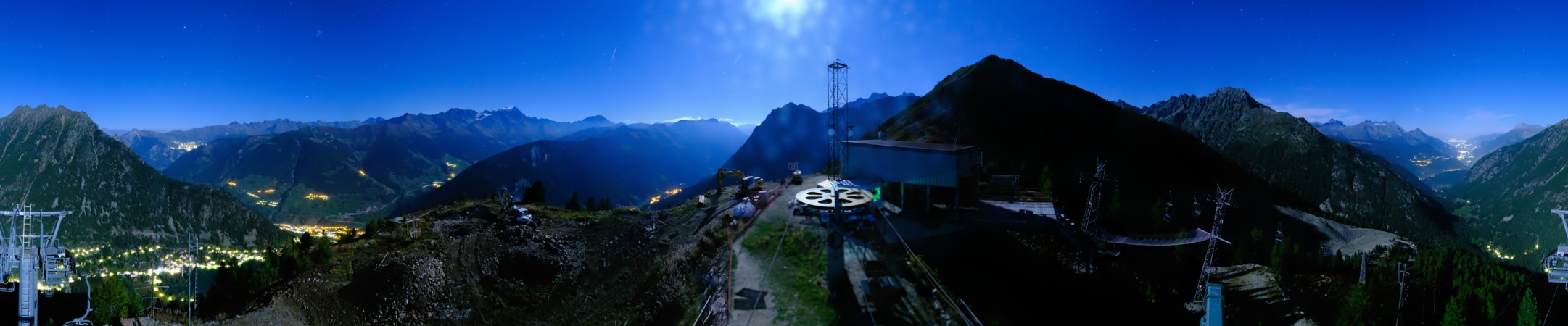 Pays du Saint Bernard Champex - La Breya snow cam captured at 23 September 2026 at 11:52 pm GMT+2